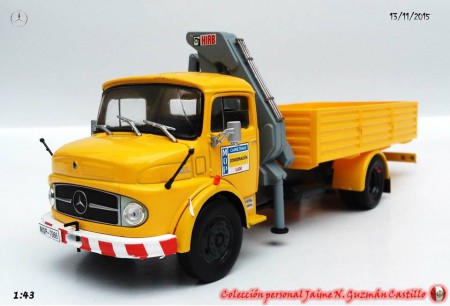 Mercedes - Benz L911 - 1969 - Ministerio Obras Públicas (MOP) de España. 1/43. Ixo